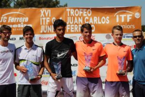 Nicolás Alvarez junto a Alberto Colas finalistas en dobles en el ITF Junior Grado 1 – Trofeo Juan Carlos Ferrero
