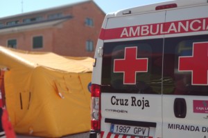 Cruz Roja Española en Burgos participa en un simulacro de atentado terrorista