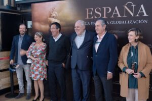Sagarra muestra la importancia de Burgos en el documental España, La primera globalización