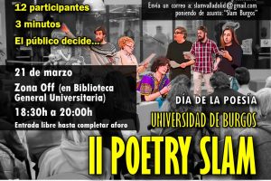 La Biblioteca de la Universidad de Burgos organiza el II Poetry Slam Burgos