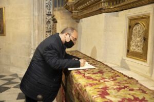 El ministro de Cultura y Deporte, Miquel Iceta visita la Catedral de Burgos por su VIII Centenario