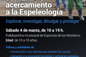 La escuela de pequeños científicos Espiciencia y el Grupo Espeleológico Edelweiss promueven la Espeleología entre los jóvenes de Espinosa de los Monteros