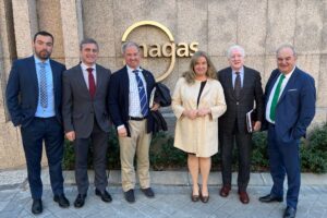 La Cámara de Comercio de Burgos y la Asociación Castellano y Leonesa del Hidrógeno H2CYL se reúnen con Enagás para incorporar Burgos en la red Troncal del Hidrógeno