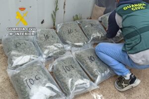 La Guardia Civil detiene a un ciudadano alemán por falsedad documental, carecer de carné de conducir y por tráfico de drogas