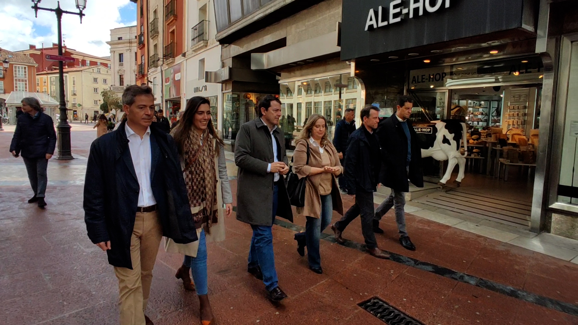 Fernández Manueco visita Burgos para apoyar a Cristina Ayala candidata del PP a la alcaldía