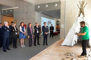 La Reina Doña Sofía preside la reunión de la Fundación Atapuerca