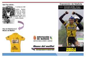El IDJ inaugura una exposición de Maillots con motivo de la Vuelta a Burgos