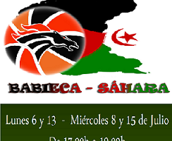 CB Babieca enseña baloncesto a los niños saharauis