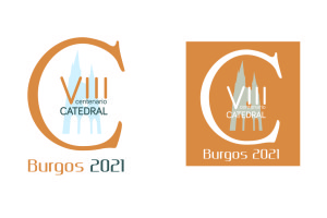 La Fundación VIII Centenario de La Catedral Burgos 2021 presenta el logotipo de los 800 años de la seo burgalesa