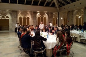 Cena tradicional de San Lesmes organizado por la Federación de Fajas y Blusas de Burgos