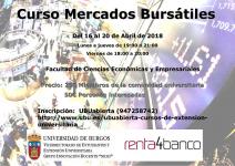 En abril se celebrará el Juego UBUBursátil y el Curso de Mercados Bursátiles
