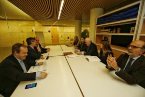 Se reúne la mesa de transparencia y control de la Fundación VIII Centenario de la Catedral. Burgos 2021