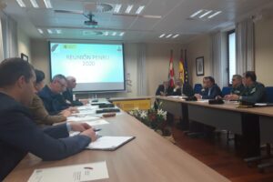 Pedro L. de la Fuente preside la reunión del Plan de Emergencia Exterior a la central nuclear de Santa Mª de Garoña