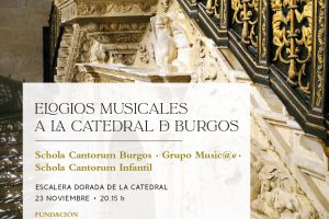 La Catedral de Burgos acoge la próxima semana dos conciertos de la Schola Cantorum y el Grupo Barroco de la Escuela Reina Sofía