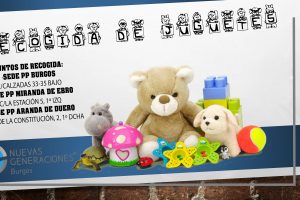 NNGG Burgos inicia una campaña navideña de recogida de juguetes y material escolar para entregar a distintas entidades sociales de la provincia