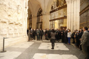 La delegada del Gobierno en Castilla y León visita la Catedral de Burgos y dos de sus exposiciones con motivo del VIII Centenario