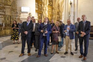 Una delegación de senadores de la República Checa visita la Catedral de Burgos con motivo del VIII Centenario y el Año Jubilar