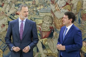 El presidente de la Junta reafirma ante el Rey la lealtad y el apoyo de Castilla y León a la Monarquía, la Constitución y sus instituciones