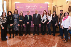 Alumnas ucranianas visitan la Diputación de Burgos