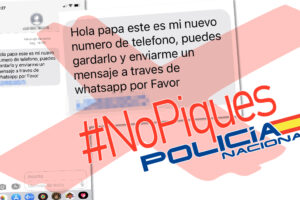 La Policía Nacional de Burgos identifica a los responsables de una estafa mediante mensajes de Whatsapp