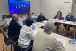 Los agentes sociales se reúnen con el arzobispo de Burgos para mostrarle la situación del trabajo en la provincia